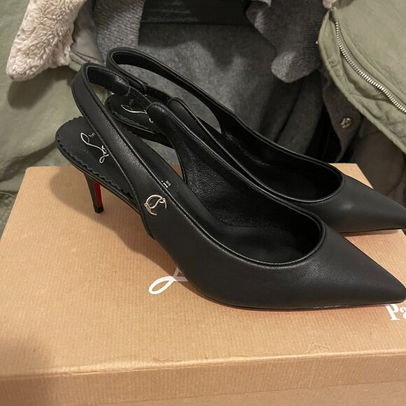 Christian Louboutin Sporty Kate Sling 55 mm Slingback pumps SZ 37 - Picture 5 of 7